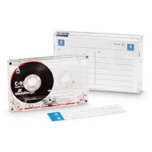 Mediarange Professional Audio tape, C-90 I 90 min - Cassette Tape - 90 min transparent, pack of 1 pcs