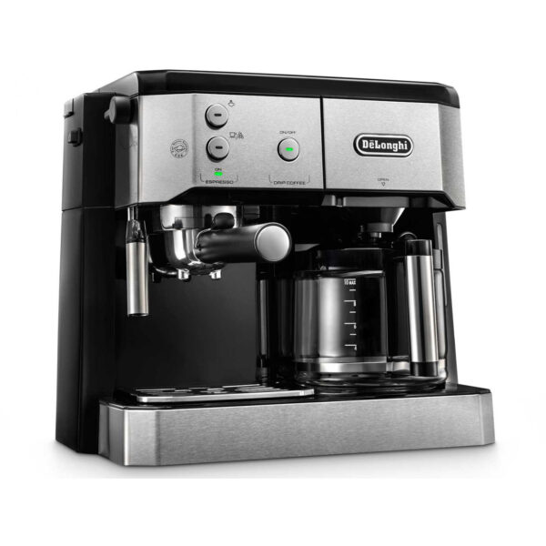 De Longhi BCO 421.S - Combi coffee maker - 1 L - Coffee pod,Ground coffee - 1750 W - Black,Silver