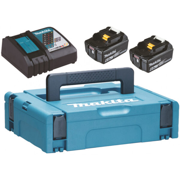Makita 198116-4 - Battery & charger set - Lithium-Ion (Li-Ion) - 6 Ah - 18 V - Makita - 2 pc(s)