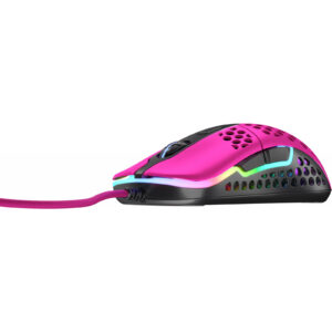 Cherry Xtrfy M42 RGB - Ambidextrous - Optical - USB Type-A - 16000 DPI - Pink
