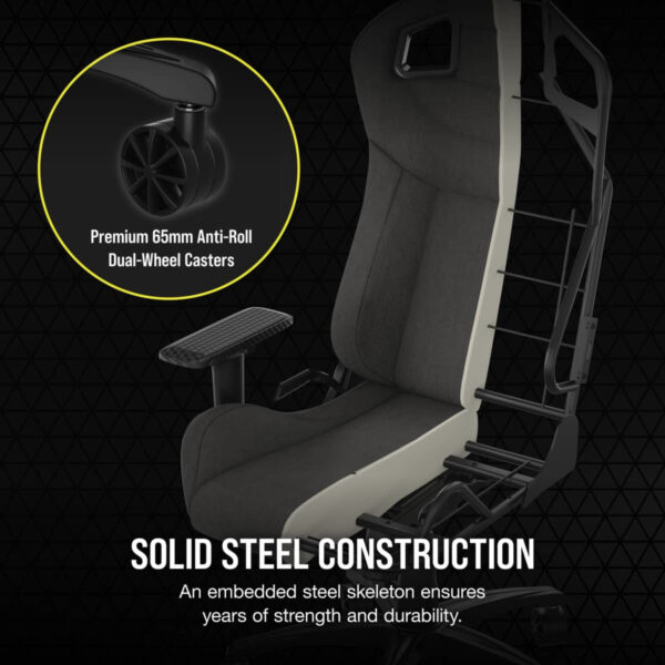 Corsair CF-9010057-WW - PC gaming chair - 120 kg - Mesh seat - Meshed backrest - 188 cm - Black - Image 4