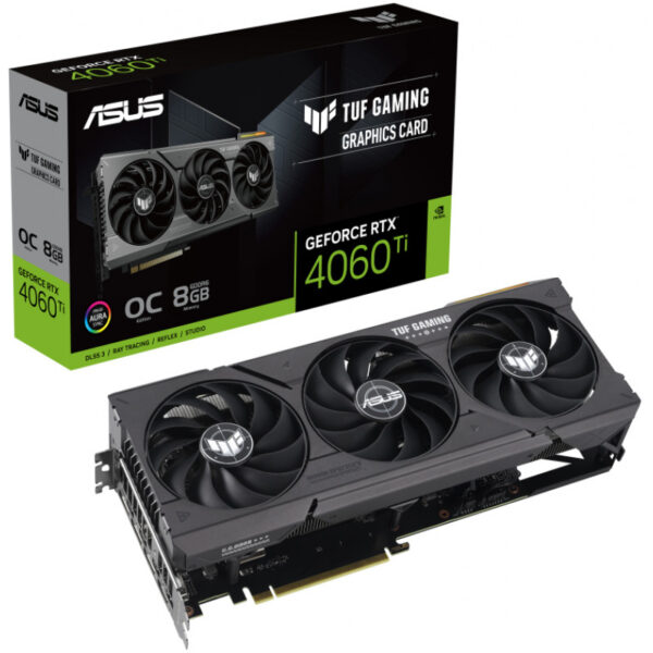 ASUS TUF GeForce RTX 4060 Ti Gaming OC 8GB TUF-RTX4060TI-O8G-Gaming - Graphics card - PCI-Express - Image 9