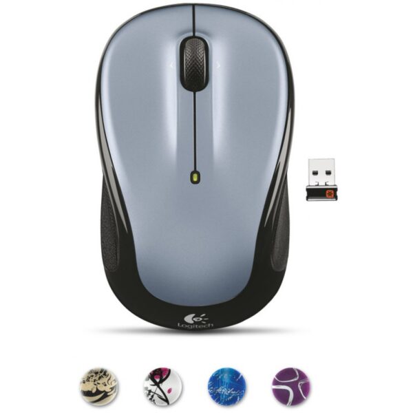 Logitech M325 - Mouse - 1,000 dpi Optical - Silver, Colored, Gray - Image 4