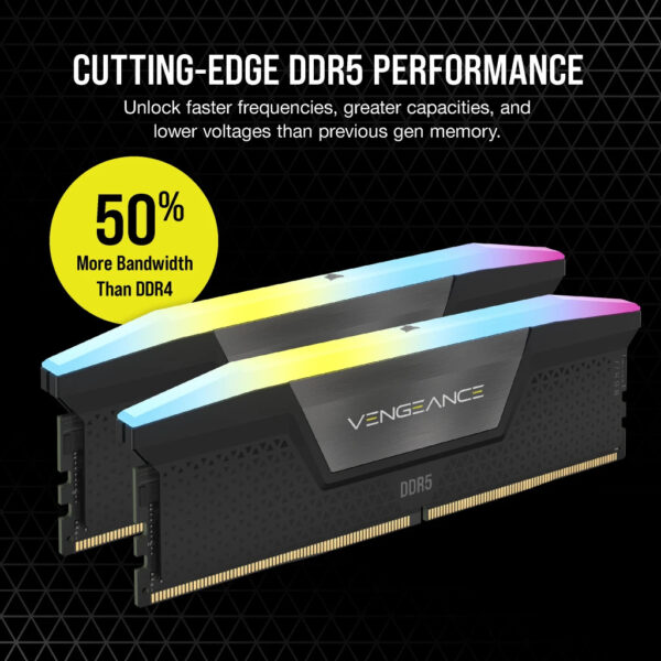 Corsair RAM D5 6800 96GB C40 Vengeance RGB K2 - 96 GB - Image 3
