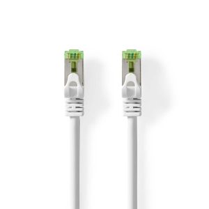 CAT7 Cable | S/FTP | RJ45 Male | RJ45 Male | 2.00 m | Round | LSZH | White | Box