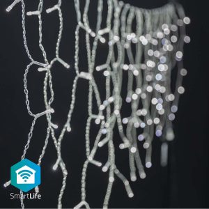 SmartLife Decorative LED | Icicle | Wi-Fi | Cool White | 240 LED´s | 5.00 m | Android™ / IOS