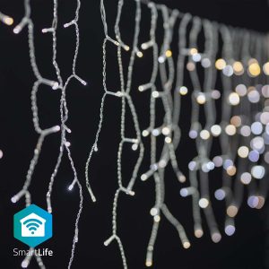 SmartLife Decorative LED | Icicle | Wi-Fi | Warm to Cool White | 240 LED´s | 5.00 m | Android™ / IOS