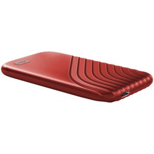 WD My Passport - 2000 GB - USB Type-C - 3.2 Gen 2 (3.1 Gen 2) - 1050 MB/s - Password protection - Red