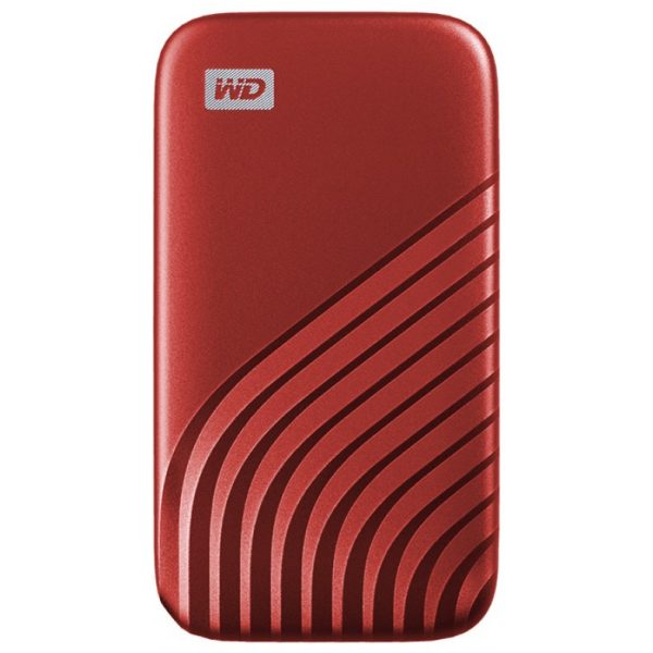 WD My Passport - 2000 GB - USB Type-C - 3.2 Gen 2 (3.1 Gen 2) - 1050 MB/s - Password protection - Red - Image 3