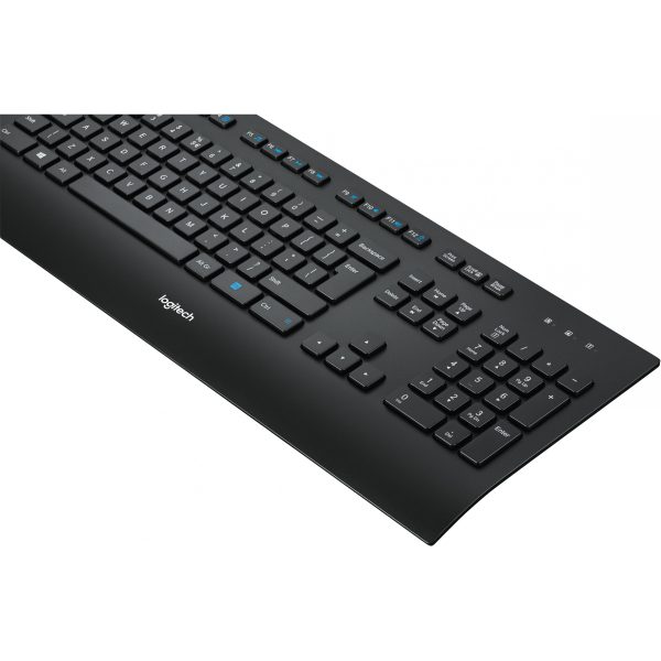 Logitech K280e - Standard - Wired - USB - AZERTY - Black - Image 10