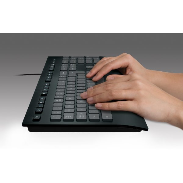 Logitech K280e - Standard - Wired - USB - AZERTY - Black - Image 5