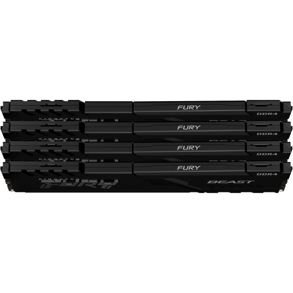 Kingston Fury Beast - DDR4 - Kit - 32 GB 4 x 8 GB - DIMM 288-PIN - 3600 MHz - 32 GB - DDR4 - Image 4