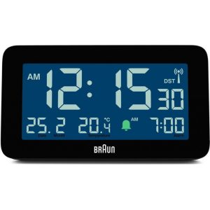 Braun BC10 DCF-B Funkwecker schwarz