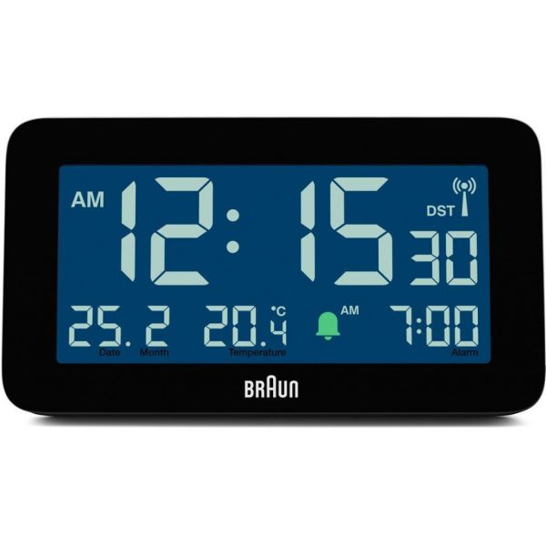 Braun BC10 DCF-B Funkwecker schwarz