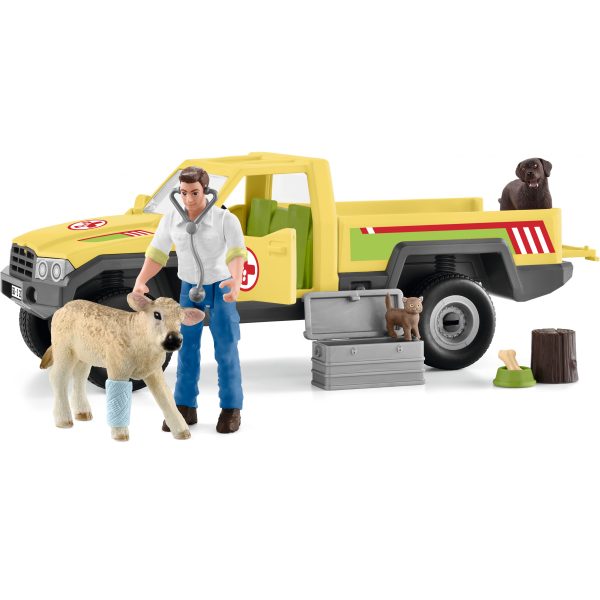 Schleich Farm World Veterinarian visit at the farm - 3 yr(s) - Multicolor - 8 yr(s) - 4 pc(s) - Not for children under 36 months - 280 mm - Image 6