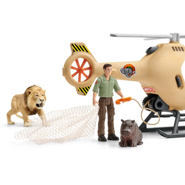 Schleich Wild Life Animal rescue helicopter - 3 yr(s) - Multicolor - 8 yr(s) - 3 pc(s) - Not for children under 36 months - 300 mm - Image 10