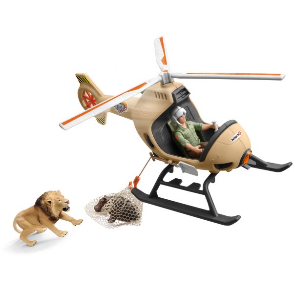 Schleich Wild Life Animal rescue helicopter - 3 yr(s) - Multicolor - 8 yr(s) - 3 pc(s) - Not for children under 36 months - 300 mm - Image 3