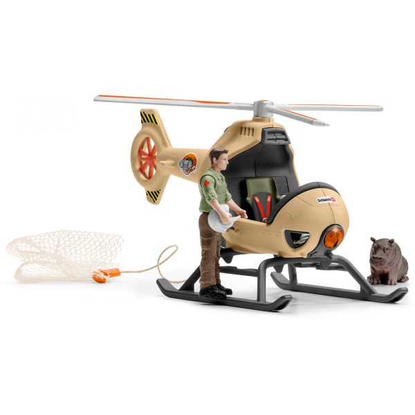 Schleich Wild Life Animal rescue helicopter - 3 yr(s) - Multicolor - 8 yr(s) - 3 pc(s) - Not for children under 36 months - 300 mm - Image 6
