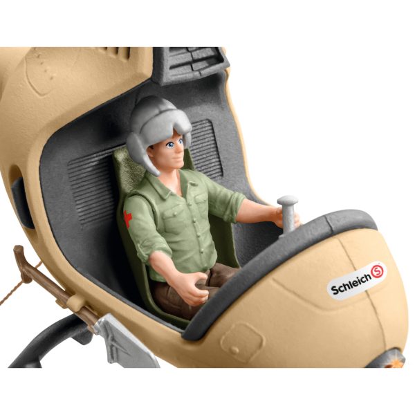 Schleich Wild Life Animal rescue helicopter - 3 yr(s) - Multicolor - 8 yr(s) - 3 pc(s) - Not for children under 36 months - 300 mm - Image 7