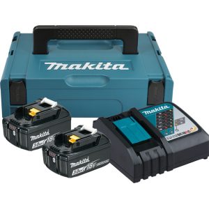 Makita 197952-5 - Battery & charger set - Lithium-Ion (Li-Ion) - 3 Ah - 18 V - Makita - 2 pc(s)