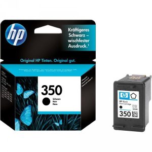 HP Ink Cartridge HP 350, Original, 4.5 ml, 200 Pages, Black