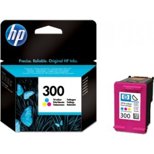 HP Ink Cartridge HP 300, Original, 4 ml, 165 Pages, Tri-Colour