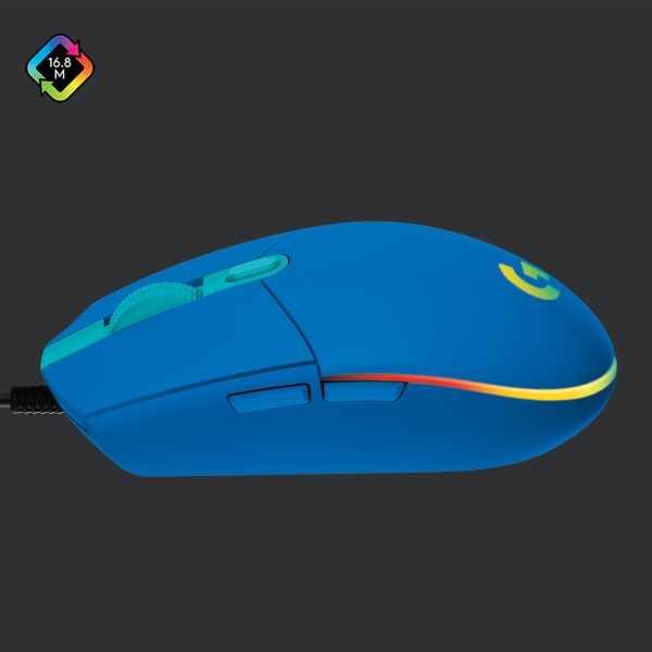 Logitech G G203 lightsync - USB Type-A - 8000 DPI - 1 ms - Blue - Image 3