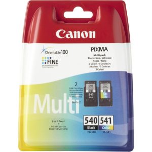 Canon Ink Cartridge PG-540 & CL-541, Original, Multipack, 2-pack, Black, Tri-Colour