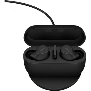 Jabra Evolve2 Buds - USB-A UC Wireless Charging Pad - True Wireless Stereo (TWS) - Calls/Music - 5.4 g - Headset - Black
