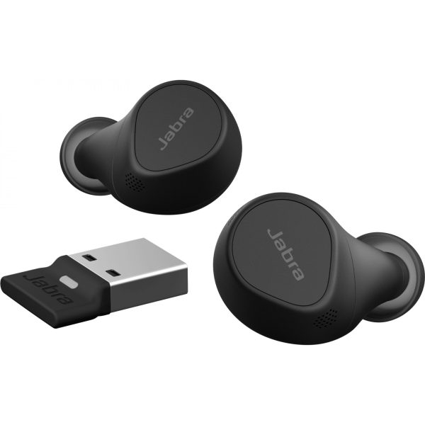 Jabra Evolve2 Buds - USB-A UC Wireless Charging Pad - True Wireless Stereo (TWS) - Calls/Music - 5.4 g - Headset - Black - Image 2