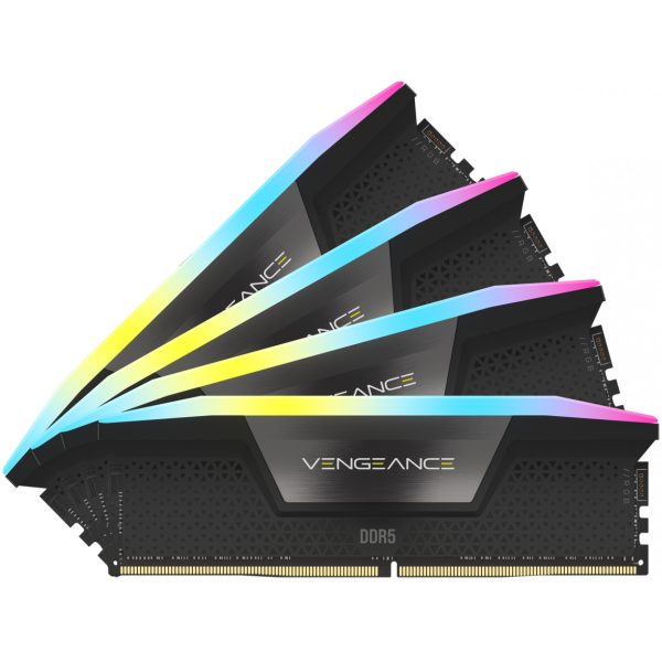 Corsair DDR5 64GB PC 6600 CL32 CORSAIR KIT (4x16GB) VENGEANCE RGB B retail - 64 GB - Image 2