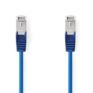 CAT5e Cable | SF/UTP | RJ45 Male | RJ45 Male | 20.0 m | Round | PVC | Blue | Label
