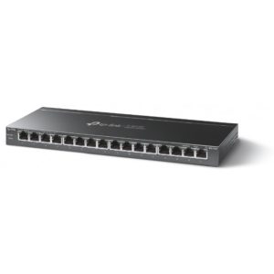 TP-LINK TL-SG116P - Unmanaged - Gigabit Ethernet (10/100/1000) - Full duplex - Wall mountable