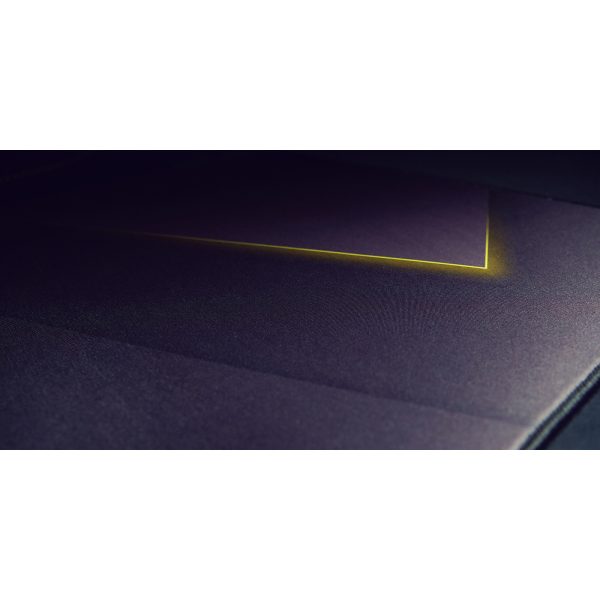 Cherry Xtrfy GP1 - Black - Grey - Yellow - Pattern - Fabric - Rubber - Non-slip base - Gaming mouse pad