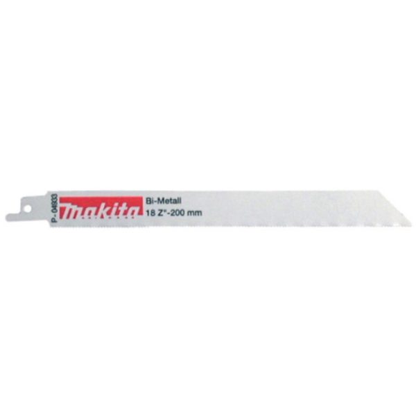 Makita P-04933 - Sabre saw blade - Cast iron - Iron - Non-ferrous metal - Pipe - Stainless steel - Steel - Wood - Wood with nails - Bimetal - 18 cm - 20 cm - 5 pc(s)
