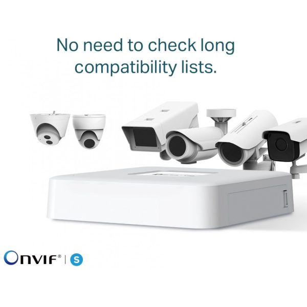TP-LINK 4 Channel PoE Network Video Recorder - VIGI NVR1104H-4P - Server - 10,000 GB - Image 8