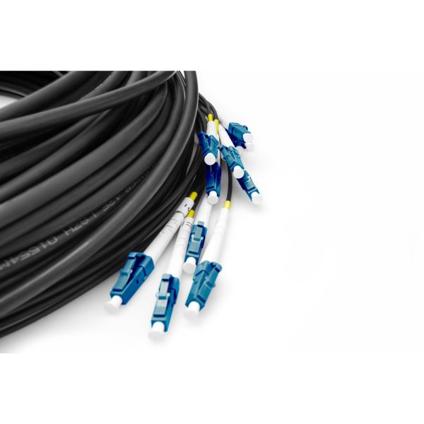 DIGITUS Pre-assembled Fiberglass Universal Breakout Cable, Single Mode OS2, 12 Fibers, LC/UPC - LC/UPC - Image 3