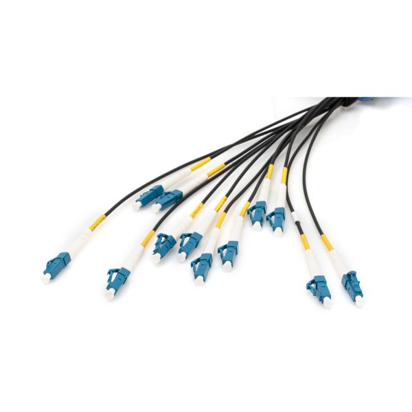 DIGITUS Pre-assembled Fiberglass Universal Breakout Cable, Single Mode OS2, 12 Fibers, LC/UPC - LC/UPC - Image 4