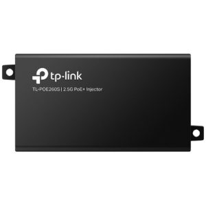 TP-LINK TL-POE260S - 2.5 Gigabit Ethernet - 10,100,1000,2500 Mbit/s - IEEE 802.3ab - IEEE 802.3af - IEEE 802.3at - IEEE 802.3bz - IEEE 802.3i - IEEE 802.3u - Black - 30 W - 100 - 240 V