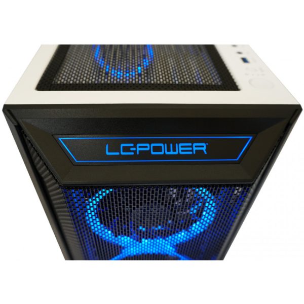 LC-Power Geh Midi Gaming 805BW-ON Holo-1_X Hartglas - Case - ATX - Image 12