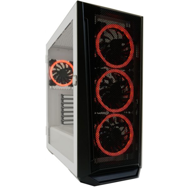 LC-Power Geh Midi Gaming 805BW-ON Holo-1_X Hartglas - Case - ATX - Image 13