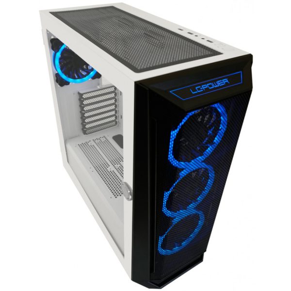 LC-Power Geh Midi Gaming 805BW-ON Holo-1_X Hartglas - Case - ATX - Image 7