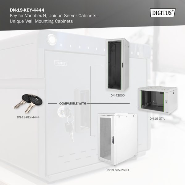 DIGITUS Keys für Wall Mounting Cabinets SOHO PRO