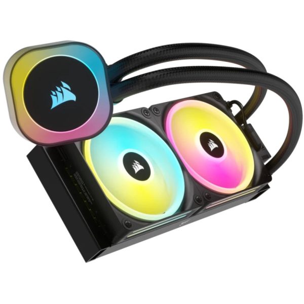 Corsair WAK Cooling iCUE Link H100i RGB AIO 240mm - Processor cooler - AMD Socket AM4 (Ryzen) - Image 2