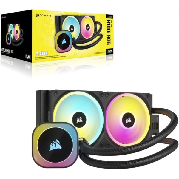 Corsair WAK Cooling iCUE Link H100i RGB AIO 240mm - Processor cooler - AMD Socket AM4 (Ryzen) - Image 6