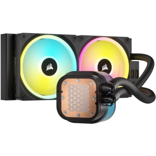 Corsair WAK Cooling iCUE Link H100i RGB AIO 240mm - Processor cooler - AMD Socket AM4 (Ryzen) - Image 9