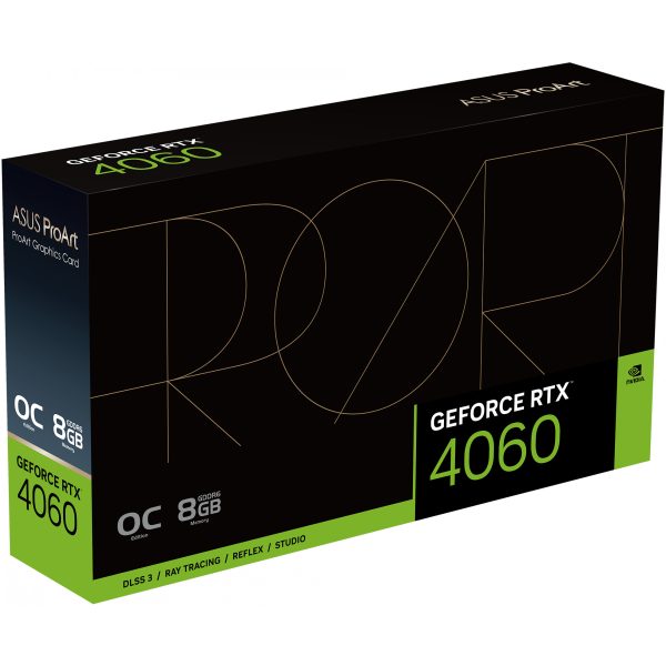 ASUS ProArt -RTX4060-O8G - GeForce RTX 4060 - 8 GB - GDDR6 - 128 bit - 7680 x 4320 pixels - PCI Express 4.0 - Image 7
