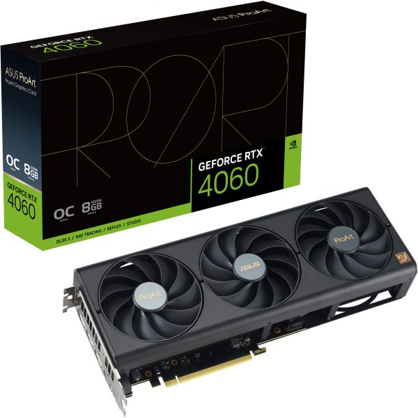 ASUS ProArt -RTX4060-O8G - GeForce RTX 4060 - 8 GB - GDDR6 - 128 bit - 7680 x 4320 pixels - PCI Express 4.0 - Image 8