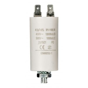 Capacitor 4.5uf / 450 v + Aarde