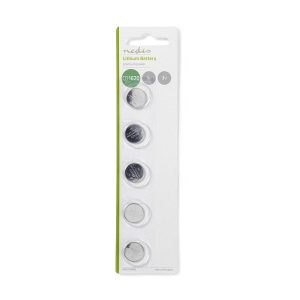 Lithium Button Cell Battery CR1620 | 3 V DC | 5-Pack
